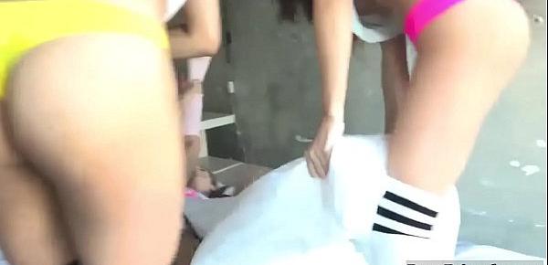  Teen birthday orgy first time Pillow Fight
